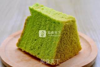 #aca烤明星大赛# Spinach Chiffon Cake (8 Inches) recipe