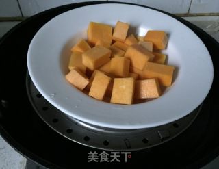 Coconut-flavored Taro Pumpkin Casserole recipe