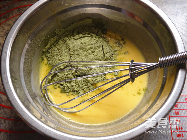 Matcha Steamed Cake recipe