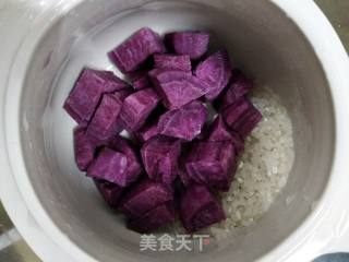 Breakfast: Purple Potato Congee recipe