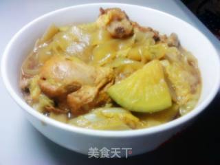 Stewed Chicken with Cabbage Fenpi recipe