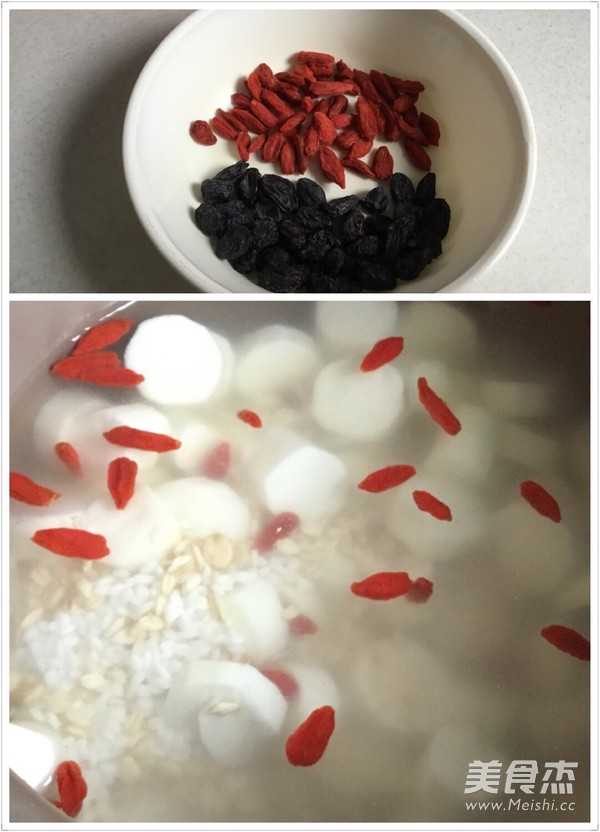 Glutinous Rice Porridge with Yam recipe