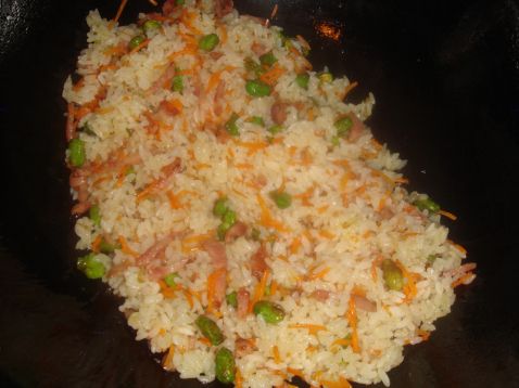 Sausage and Carrot Fried Rice recipe