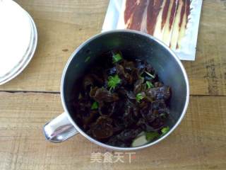 Ham Mixed with Fungus recipe