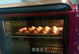 # Fourth Session Baking Contest and is Love Eat Festival# Orange-flavored Colored Madeleine Cake (less Oil Version) recipe