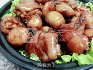 Chestnut Roasted Pig's Trotters recipe