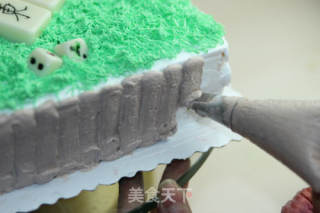 Mahjong Cake-give It to Him (her) Who Loves Playing Mahjong recipe