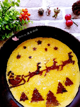 Christmas Egg Waffles recipe