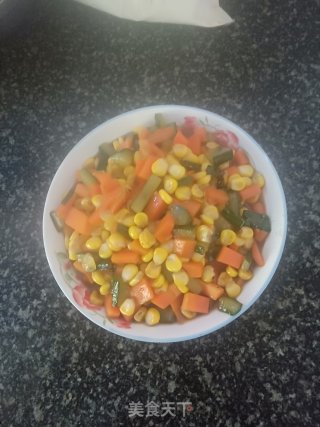 Vegetarian Fried Corn Kernels recipe