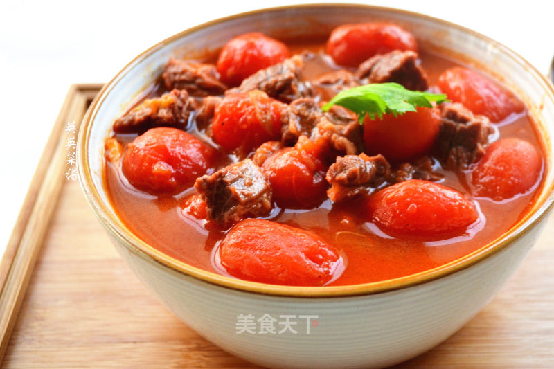 Stewed Beef Brisket with Small Tomatoes recipe
