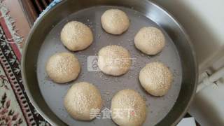 #aca烤明星大赛#sesame Buns recipe