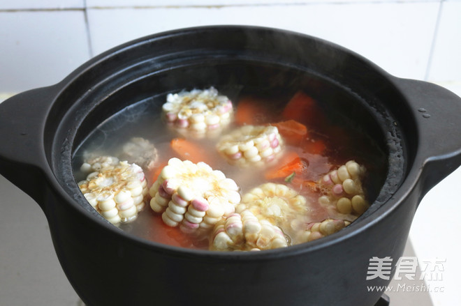 Corn Yam Pork Ribs Soup recipe