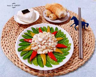 Seasoned Vegetables with Snow Peas#快手素菜# recipe