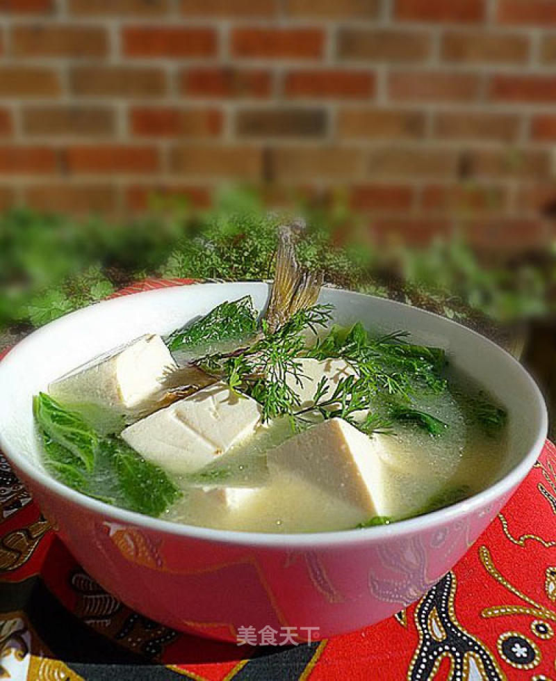 Mustard Tofu Soup recipe