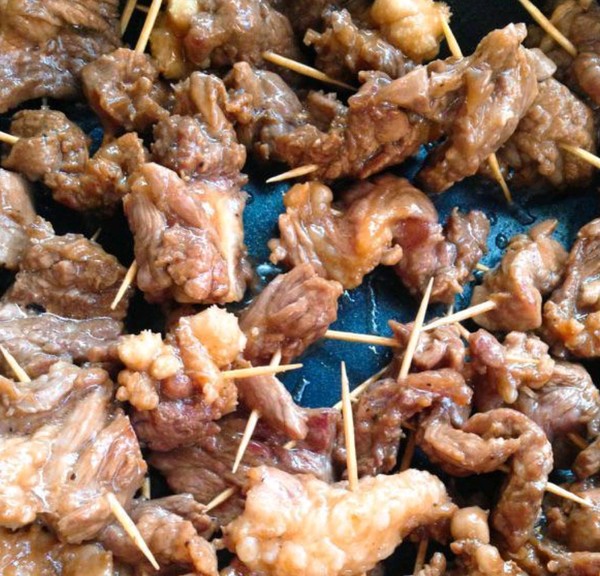 Toothpick Beef recipe