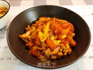 Scrambled Eggs with Tomatoes recipe