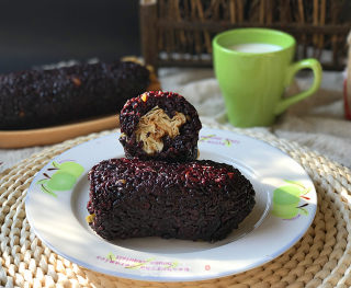 Double Glutinous Rice Steamed Rice with Fried Dough Sticks recipe