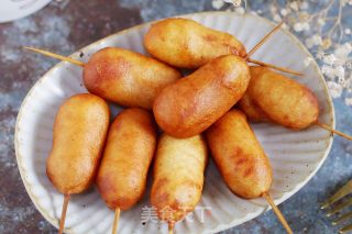 Fried Mini Hot Dogs recipe