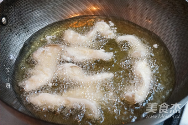 Fried Mushrooms with Salt and Pepper recipe