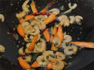Fried Yam with Sea Rice recipe
