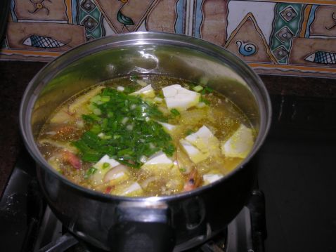 Shrimp Tofu Soup recipe