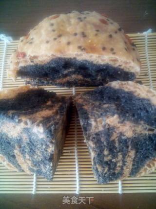 Brown Sugar and Black Sesame Hair Cake recipe