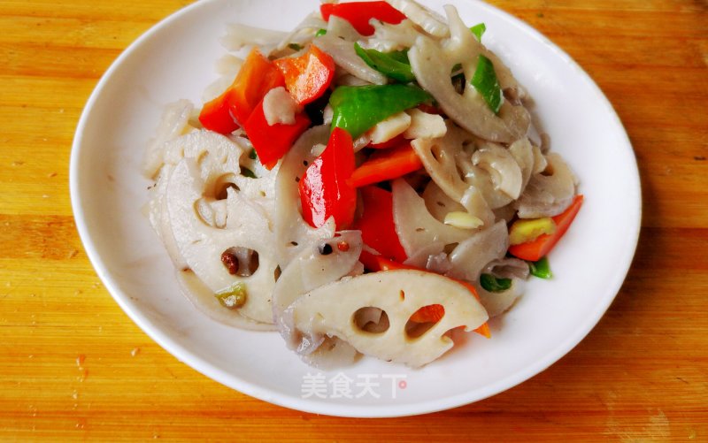 Fried Lotus Root Slices-nourishing Yin and Nourishing Lungs in Autumn recipe