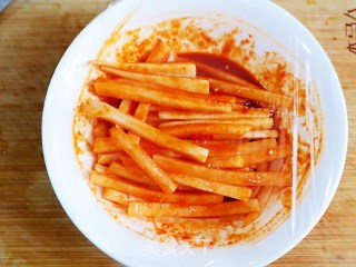 Appetizer 💯 Sweet and Spicy Dried White Radish (simple and Quick Pickling Cold Vegetables, Pickles) recipe
