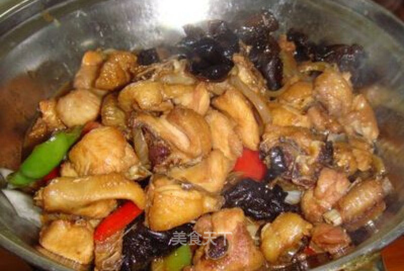 Stewed Chicken with Mushrooms recipe