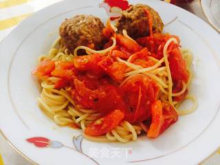 Meatball Spaghettini recipe