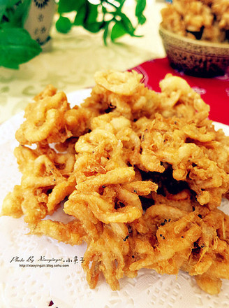 Crispy Dry Fried Small Sea Prawns recipe