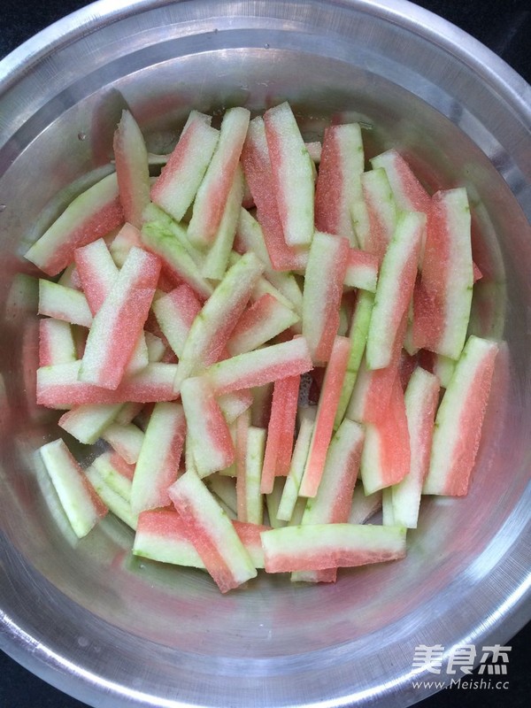 Cold Watermelon Peel recipe