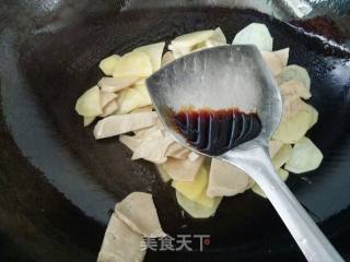 Fried Gluten with Potato Chips recipe