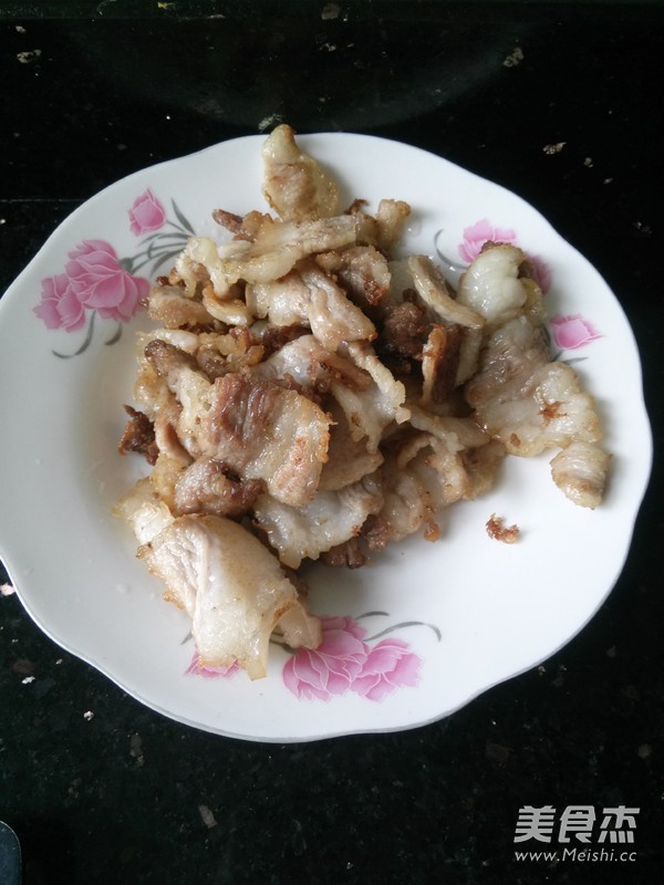 Twice-cooked Pork and Fried Onions recipe