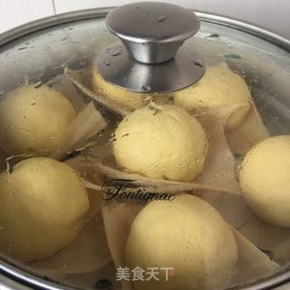 Peacock Floss Diced Pork Dumpling recipe