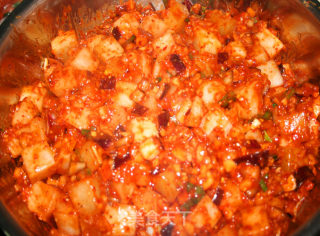 [the Refreshing and Crispy Taste in Korean Tv Dramas] Korean Spicy Radish Cubes recipe