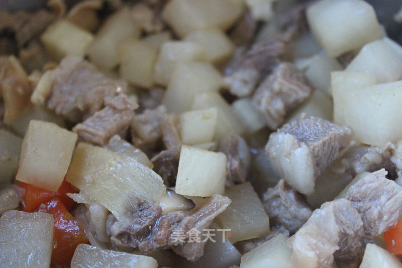 Radish Beef Stew recipe