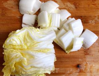 Stewed Cabbage with Sweet Potato Flour recipe