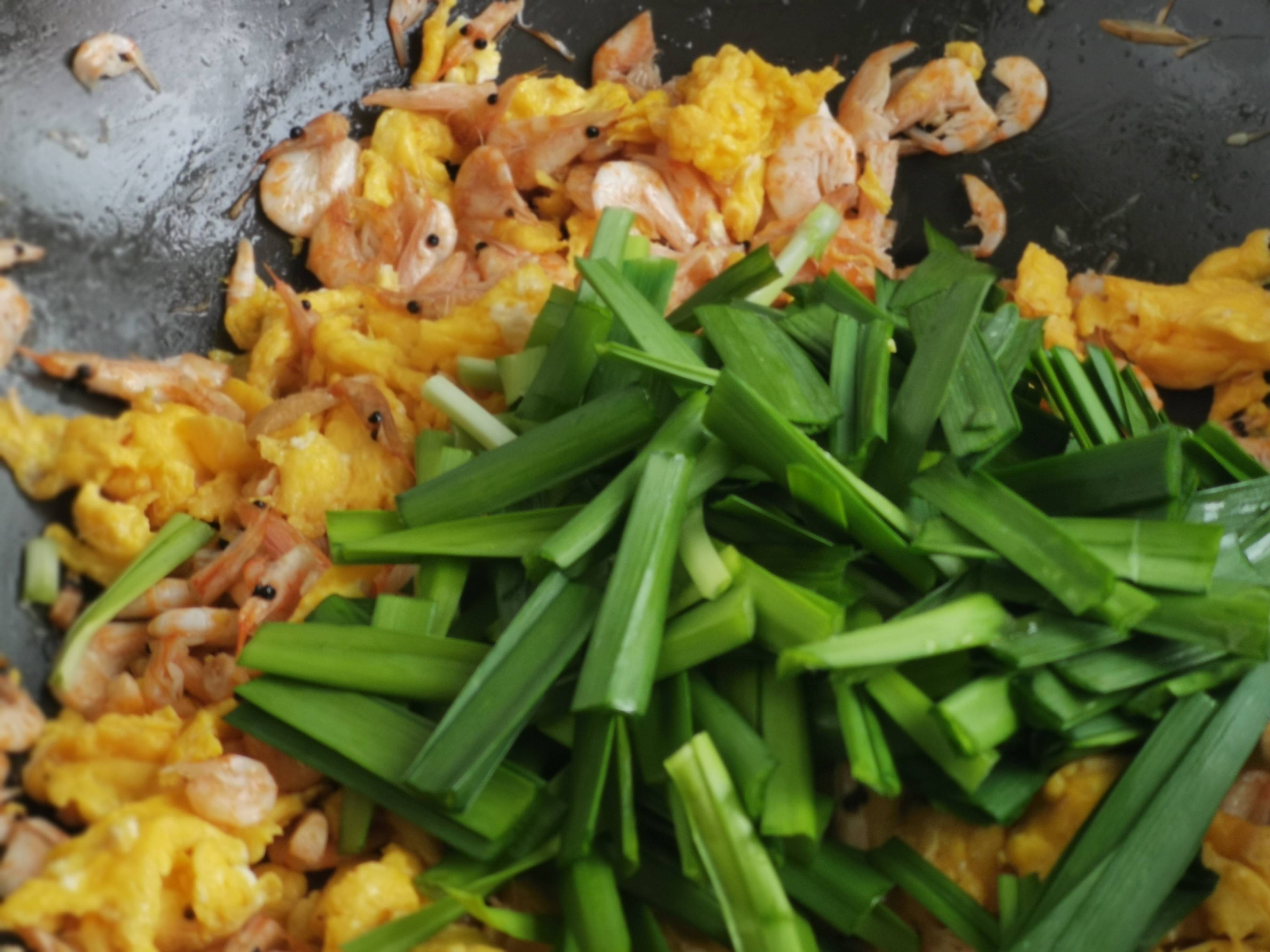 Fried Krill with Chives recipe