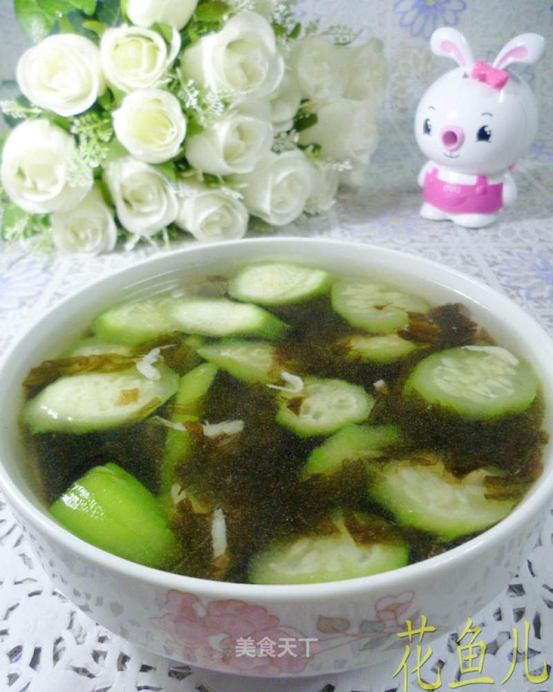 Shrimp Seaweed Loofah Soup recipe