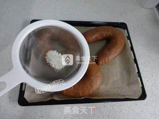 #aca烤明星大赛#——mochi-filled Cocoa Soft European Buns recipe