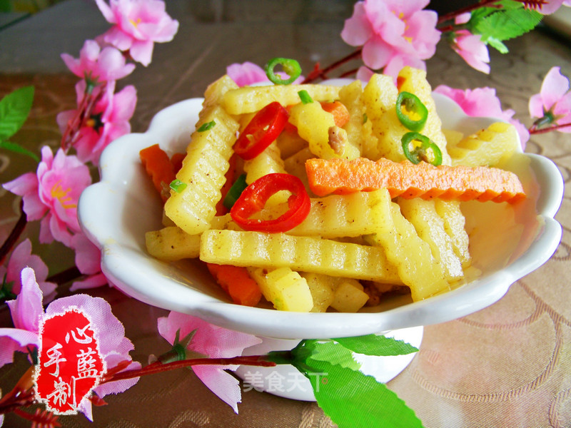 Xinlan Hand-made Private Kitchen [fancy Cumin Potato Chips]-lovely Barbecue Taste Fried Out recipe