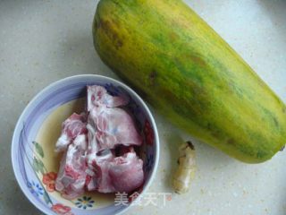 Papaya Pork Bone Soup recipe
