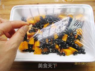 Microwave Honey Black Bean Pumpkin recipe