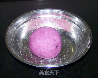 【purple Sweet Potato Mantou】 recipe