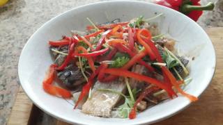 Steamed Fish with Dried Radish recipe