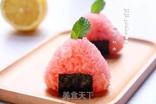 Cranberry Sakura Rice Ball recipe