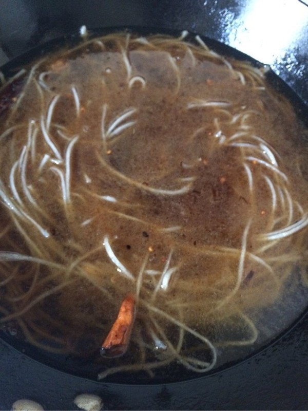 Hot and Sour Sweet Potato Vermicelli recipe