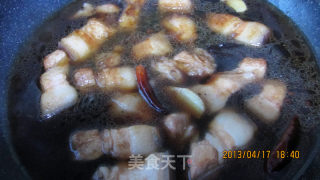 Braised Pork Belly with Spring Bamboo Shoots recipe