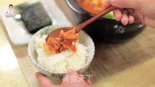 Korean Spicy Cabbage Tofu Soup recipe